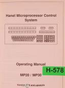 Hanel-Hanel Microprocessor Control System MP20 MP30 Version 2+ Operations Parts Manual 1989-MP20-MP30-01